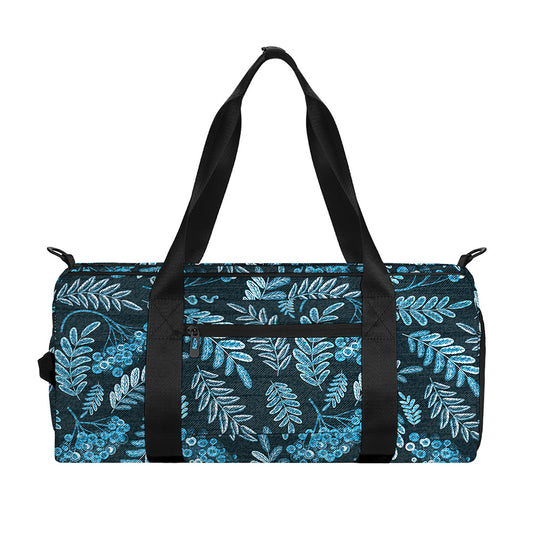 Tropical Denim Jeans Pattern Print Gym Bag