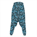 Tropical Denim Jeans Pattern Print Hammer Pants