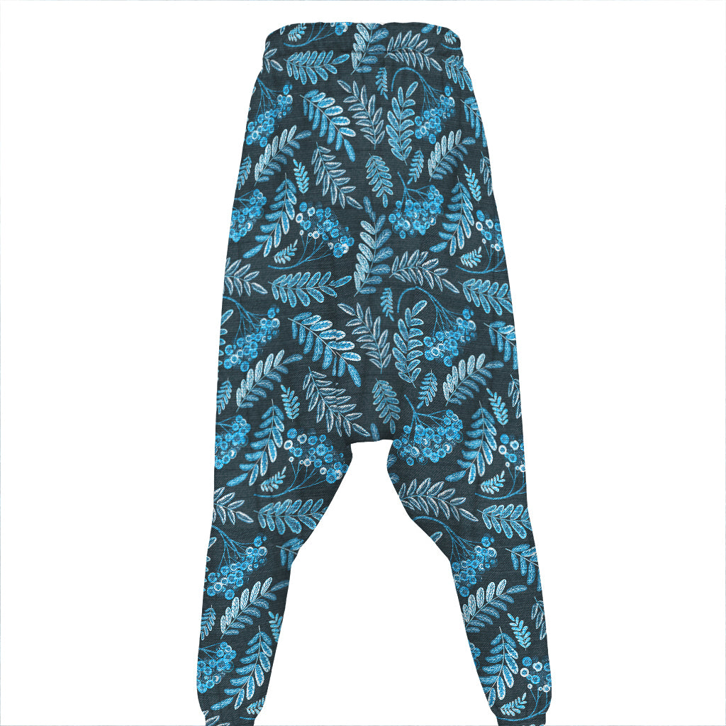 Tropical Denim Jeans Pattern Print Hammer Pants