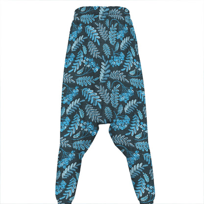 Tropical Denim Jeans Pattern Print Hammer Pants