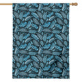 Tropical Denim Jeans Pattern Print House Flag