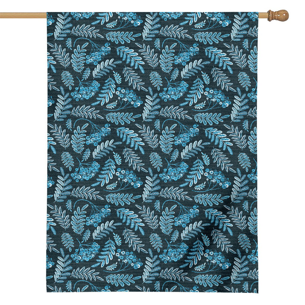 Tropical Denim Jeans Pattern Print House Flag