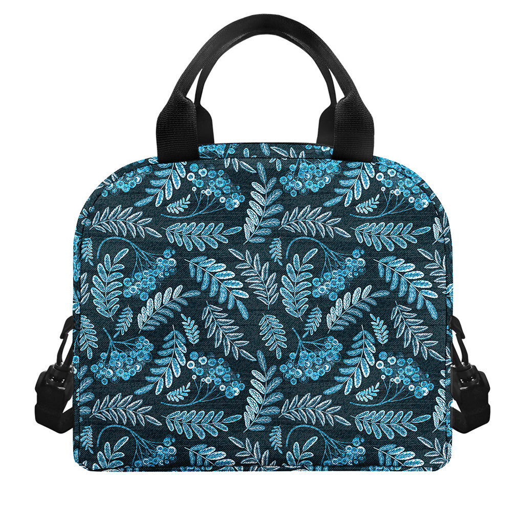 Tropical Denim Jeans Pattern Print Insulated Lunch Bag