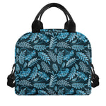 Tropical Denim Jeans Pattern Print Insulated Lunch Bag