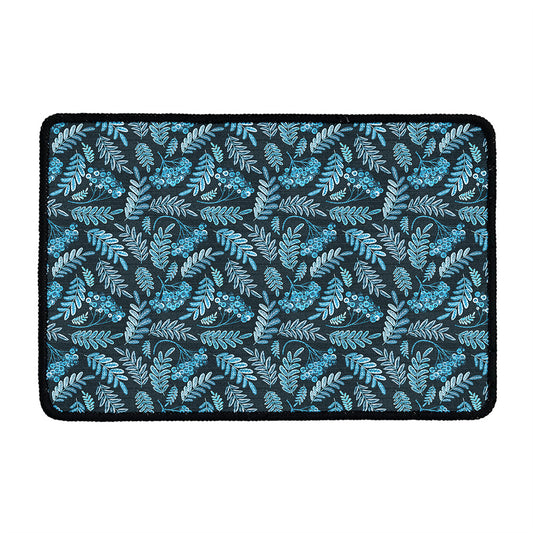 Tropical Denim Jeans Pattern Print Kitchen Mat