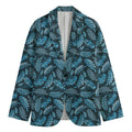 Tropical Denim Jeans Pattern Print Men's Blazer