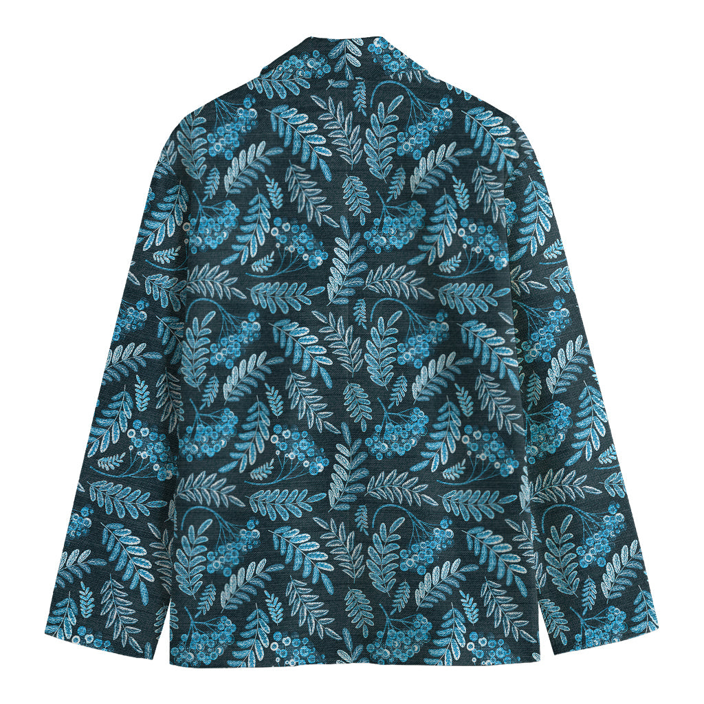 Tropical Denim Jeans Pattern Print Men's Blazer
