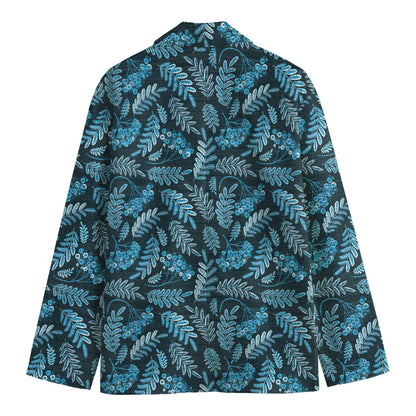 Tropical Denim Jeans Pattern Print Men's Blazer