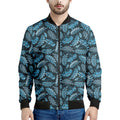 Tropical Denim Jeans Pattern Print Men's Bomber Jacket