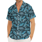 Tropical Denim Jeans Pattern Print Men's Deep V-Neck Shirt