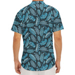 Tropical Denim Jeans Pattern Print Men's Deep V-Neck Shirt