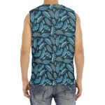 Tropical Denim Jeans Pattern Print Men's Fitness Tank Top