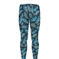 Tropical Denim Jeans Pattern Print Men's Leggings