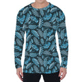 Tropical Denim Jeans Pattern Print Men's Long Sleeve T-Shirt
