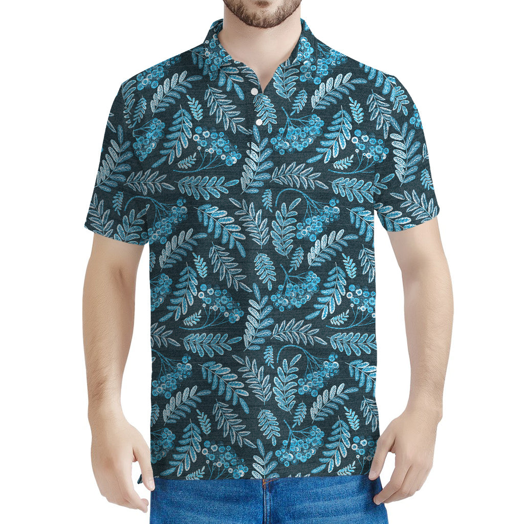 Tropical Denim Jeans Pattern Print Men's Polo Shirt