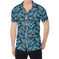 Tropical Denim Jeans Pattern Print Men's Shirt