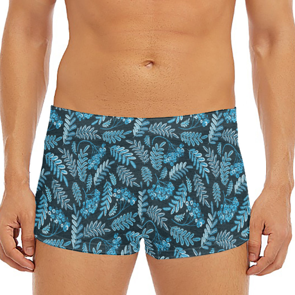 Tropical Denim Jeans Pattern Print Men's Short Boxer Briefs