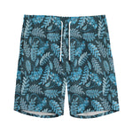 Tropical Denim Jeans Pattern Print Men's Sports Shorts
