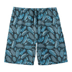 Tropical Denim Jeans Pattern Print Men's Swim Trunks
