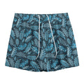 Tropical Denim Jeans Pattern Print Mesh Shorts