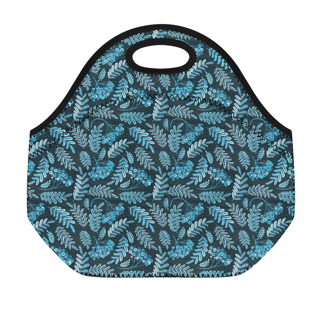 Tropical Denim Jeans Pattern Print Neoprene Lunch Bag