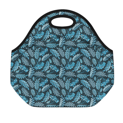 Tropical Denim Jeans Pattern Print Neoprene Lunch Bag