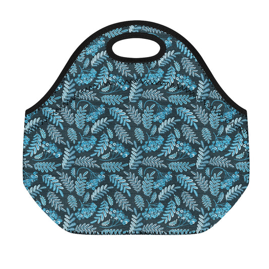 Tropical Denim Jeans Pattern Print Neoprene Lunch Bag