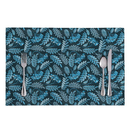 Tropical Denim Jeans Pattern Print Placemat