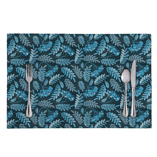 Tropical Denim Jeans Pattern Print Placemat