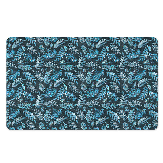 Tropical Denim Jeans Pattern Print Polyester Doormat
