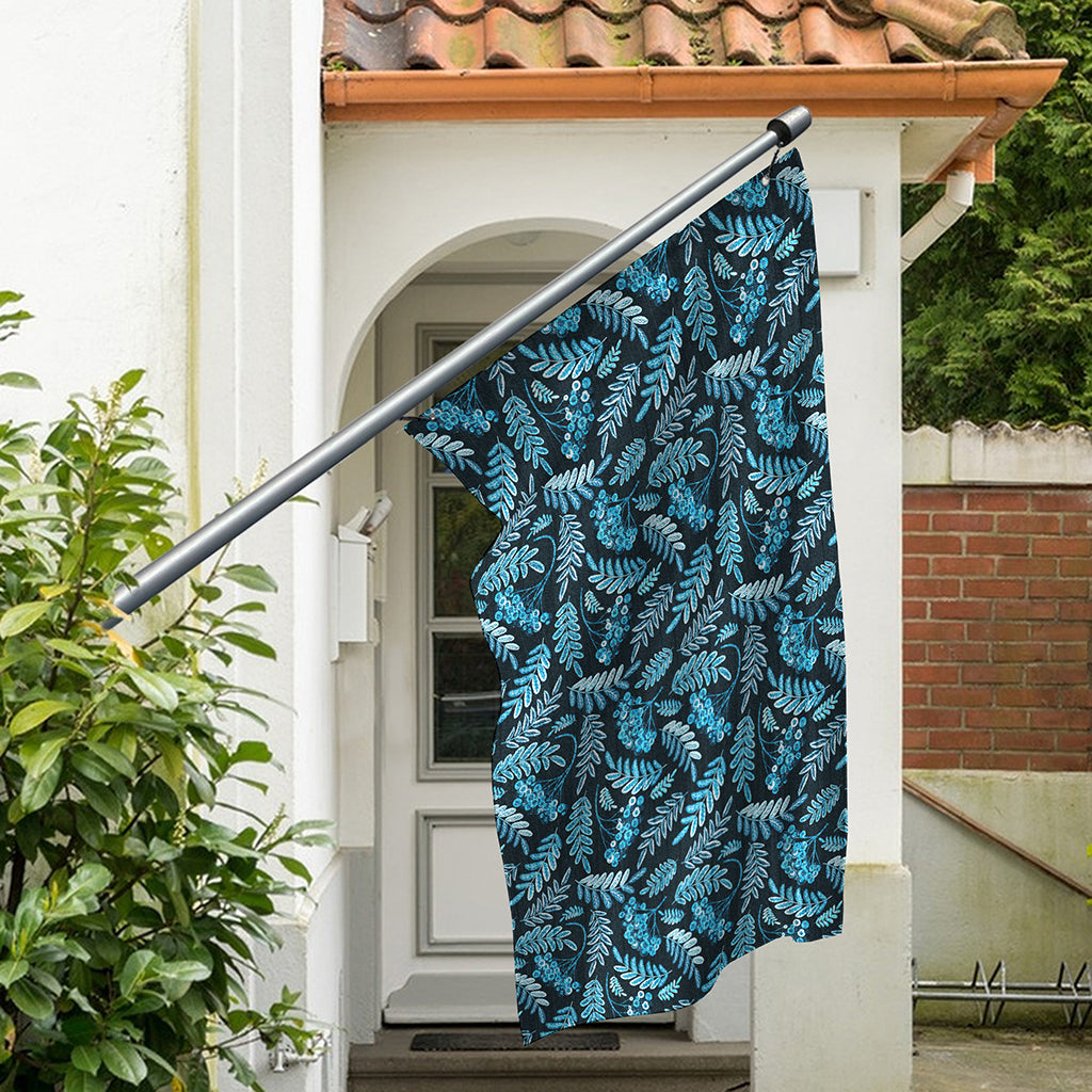 Tropical Denim Jeans Pattern Print Polyester Flag