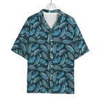 Tropical Denim Jeans Pattern Print Rayon Hawaiian Shirt