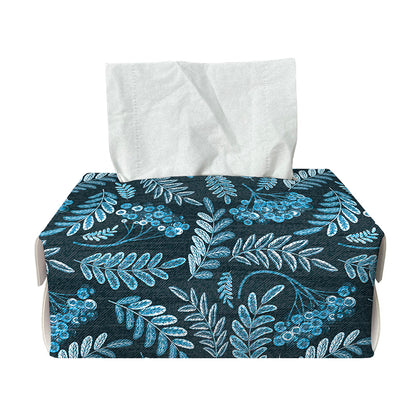 Tropical Denim Jeans Pattern Print Rectangle Tissue Box Cover
