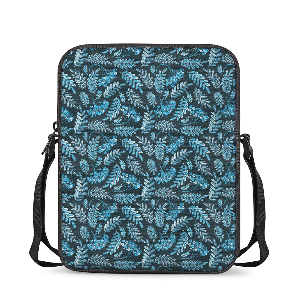 Tropical Denim Jeans Pattern Print Rectangular Crossbody Bag