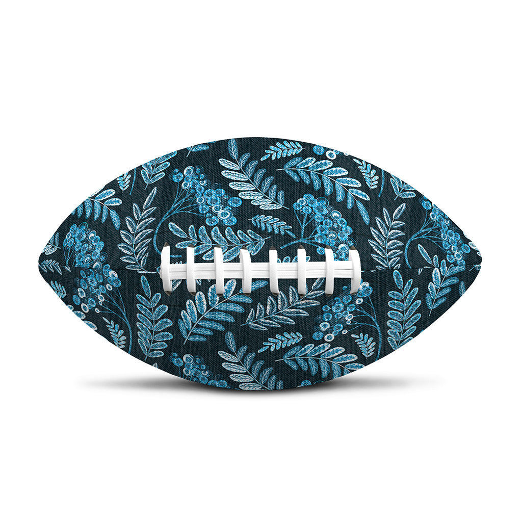 Tropical Denim Jeans Pattern Print Rugby Ball