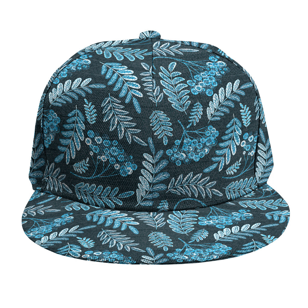 Tropical Denim Jeans Pattern Print Snapback Cap