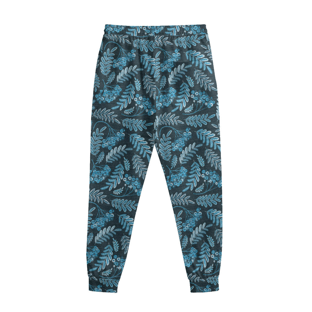 Tropical Denim Jeans Pattern Print Sweatpants