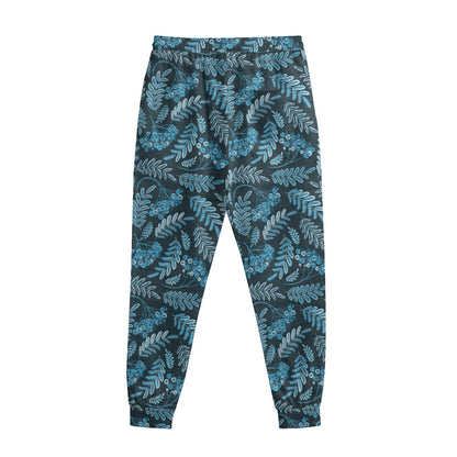 Tropical Denim Jeans Pattern Print Sweatpants