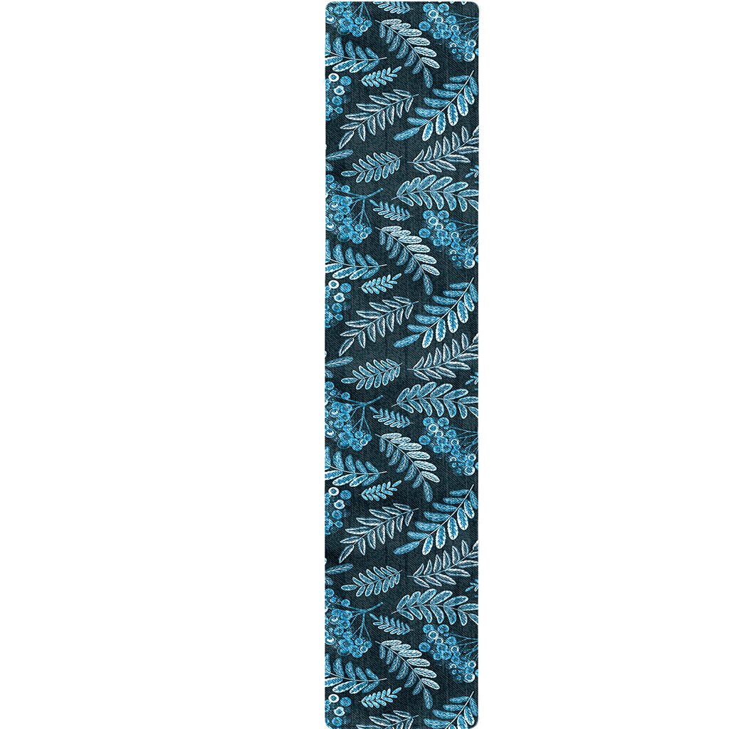 Tropical Denim Jeans Pattern Print Table Runner