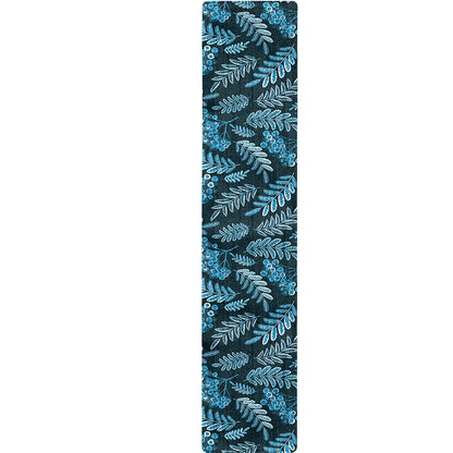 Tropical Denim Jeans Pattern Print Table Runner