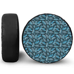 Tropical Denim Jeans Pattern Print Tire Cover