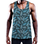 Tropical Denim Jeans Pattern Print Training Tank Top