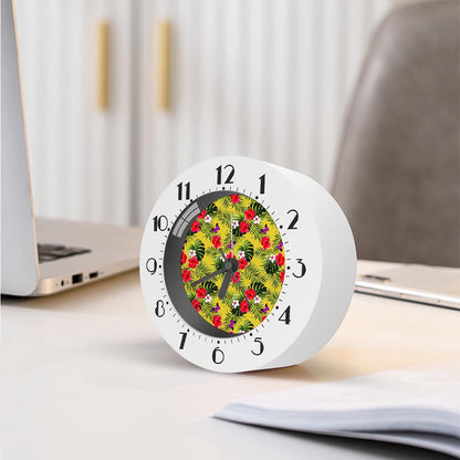 Tropical Exotic Hawaiian Pattern Print Alarm Clock