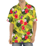Tropical Exotic Hawaiian Pattern Print Aloha Shirt
