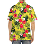 Tropical Exotic Hawaiian Pattern Print Aloha Shirt