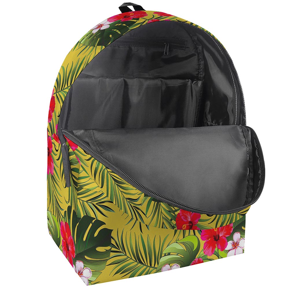 Tropical Exotic Hawaiian Pattern Print Backpack