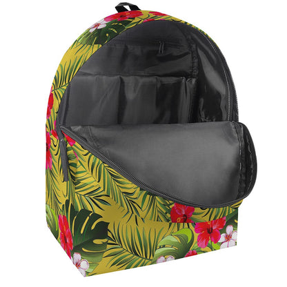 Tropical Exotic Hawaiian Pattern Print Backpack