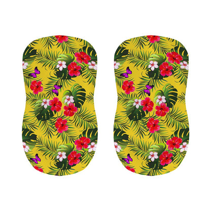 Tropical Exotic Hawaiian Pattern Print Bar Stool Covers