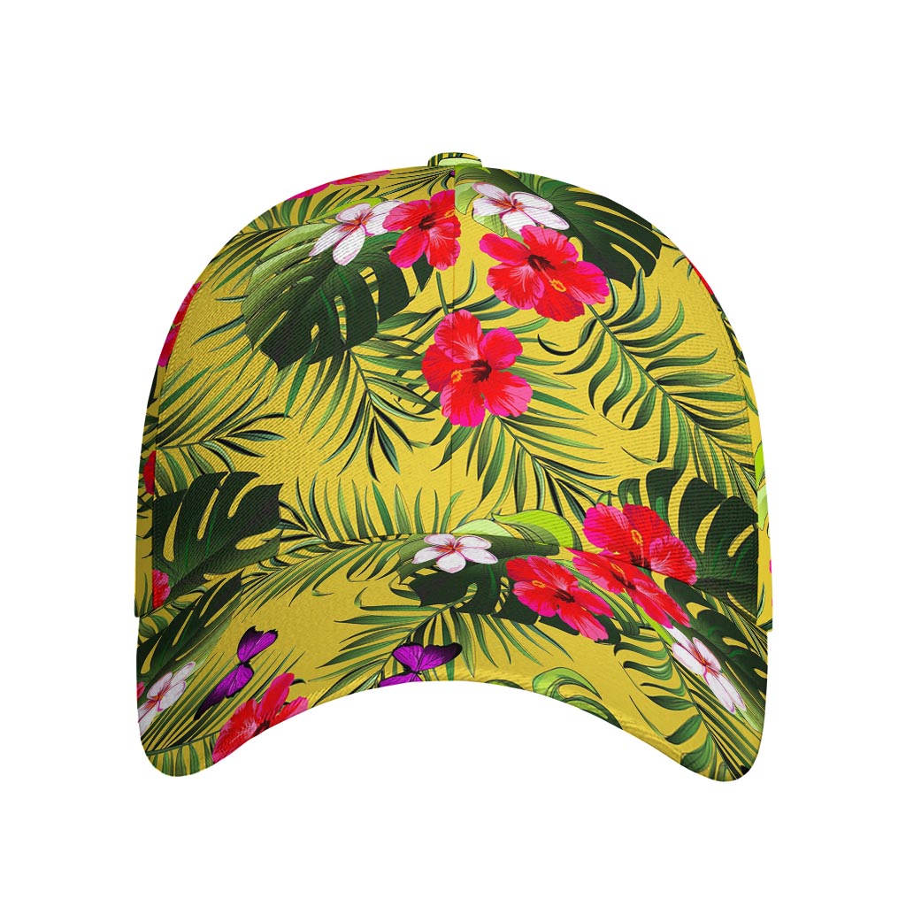 Tropical Exotic Hawaiian Pattern Print Baseball Cap