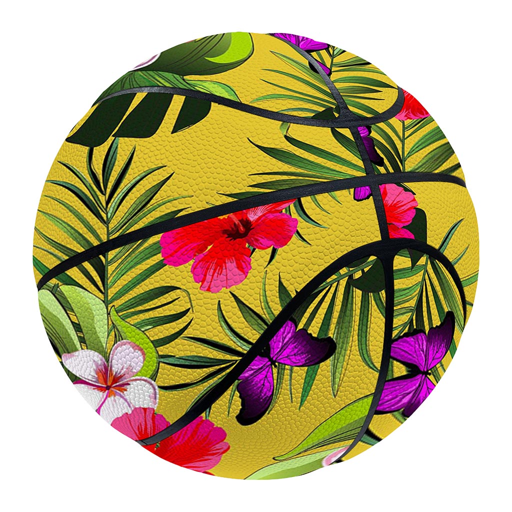 Tropical Exotic Hawaiian Pattern Print Basketball